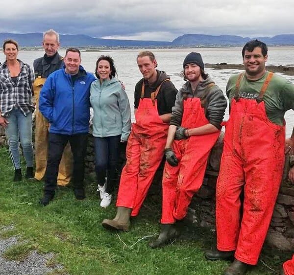 Sligo Oyster Farmers with Aisling and Neven Maguire