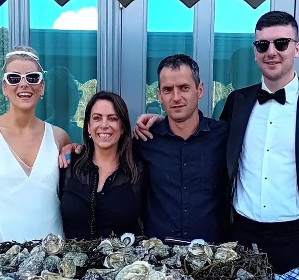 Sligo Oysters Aisling and Glenn with Loiuse Cantillon and Declan Hannon