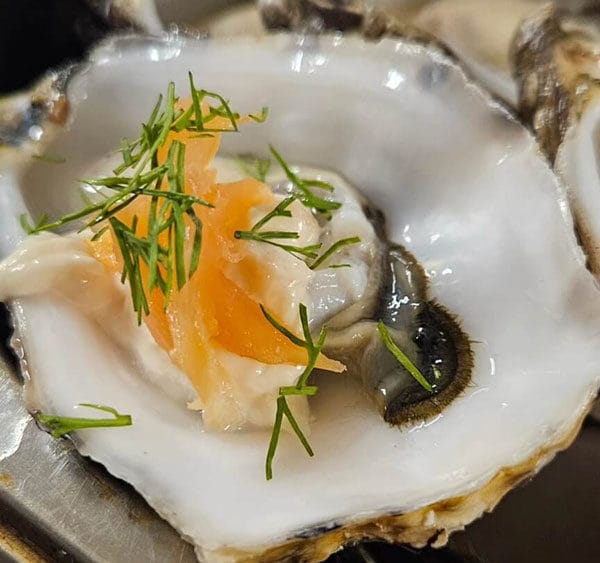 Sligo Oysters Dish Closeup