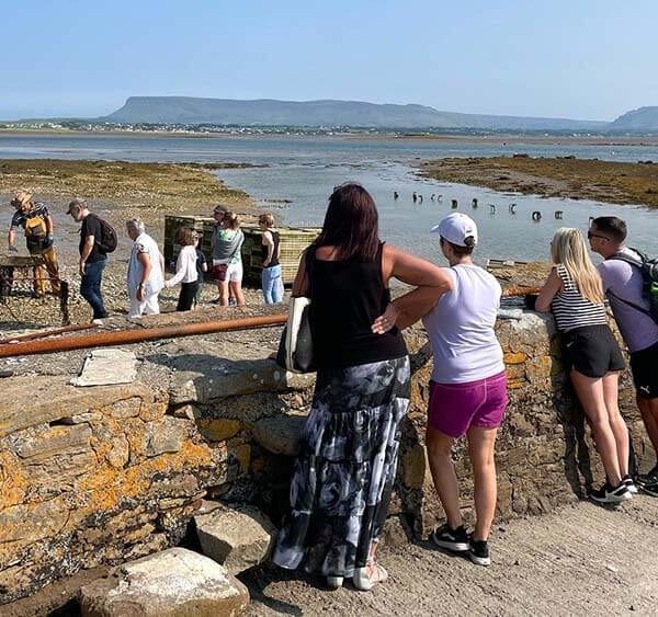 Sligo Oysters Experience Tour Group at Sligo Bay
