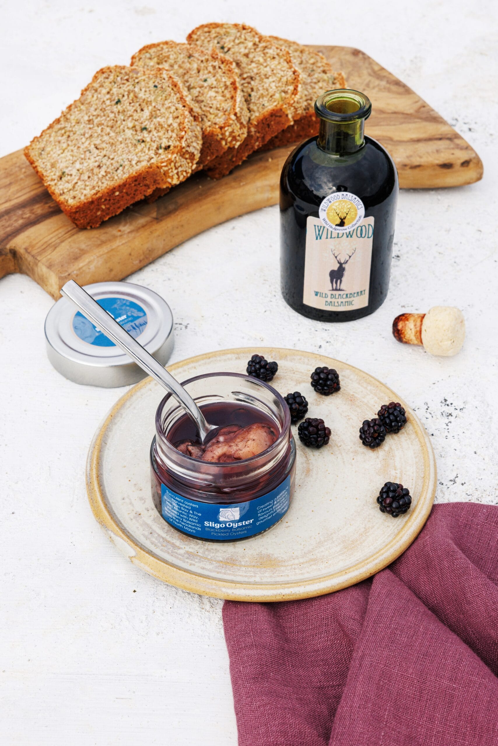 Wildwood Blackberry Oysters with Bread